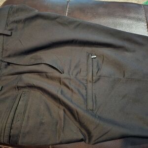 Izod Black Dress Pants Smooth Finish